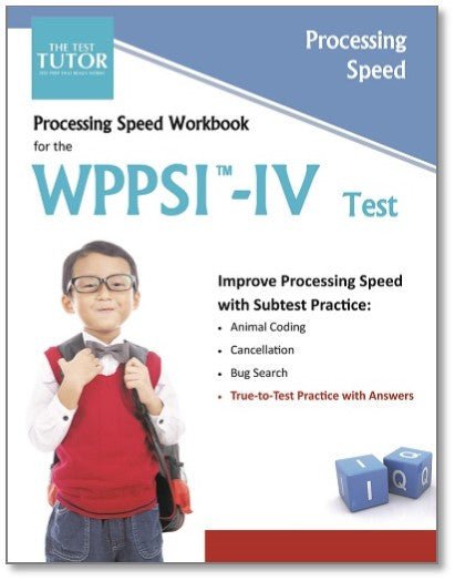 Processing Speed Kit for the WPPSI™ - IV - The Test Tutor