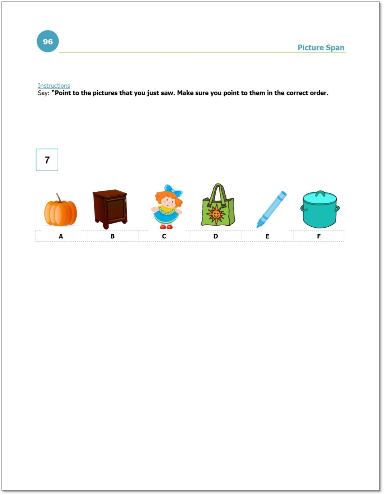 Wisc Questions Picture Span Practice for the WISC-V Test - The Test Tutor